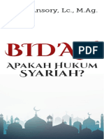 Tinjauan Bid'ah Secara Hukum Syariah