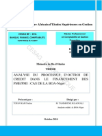 Analyse Du Processus D'octroi