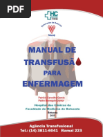 Manual de transfusão para enfermagem