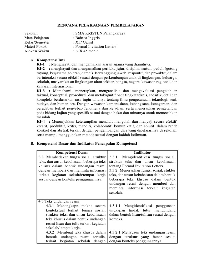 RPP Day 1 Formal Invitation Letters