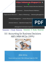 Accounting For Business Decisions MCQs - Accounting MCQs