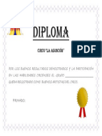 Diploma Circo