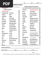 Telehandler-Pre Use Inspection-Checklist | PDF | Technology & Engineering