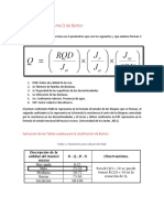 Sistema Q de Barton Aplicado A Un Túnel