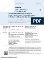 ApropriateUseEchocardiographyinPediatricCardiology JACC 2014