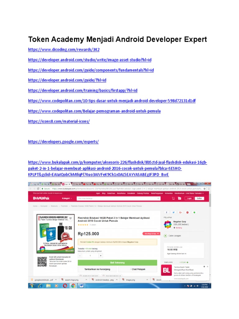 Menjadi Android Developer Expert | PDF | Business