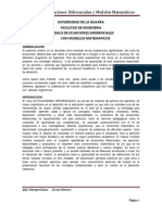 Módulo de Ecuaciones Diferenciales y Modelos Matemáticos