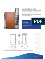 Brochure A0-A15 Internal Door Datasheet