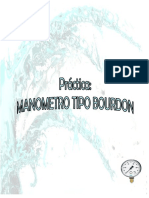 Practica Nº1 - Manometro Tipo Bourdon PDF