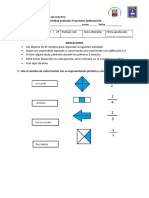 Fracciones matemáticas evaluación