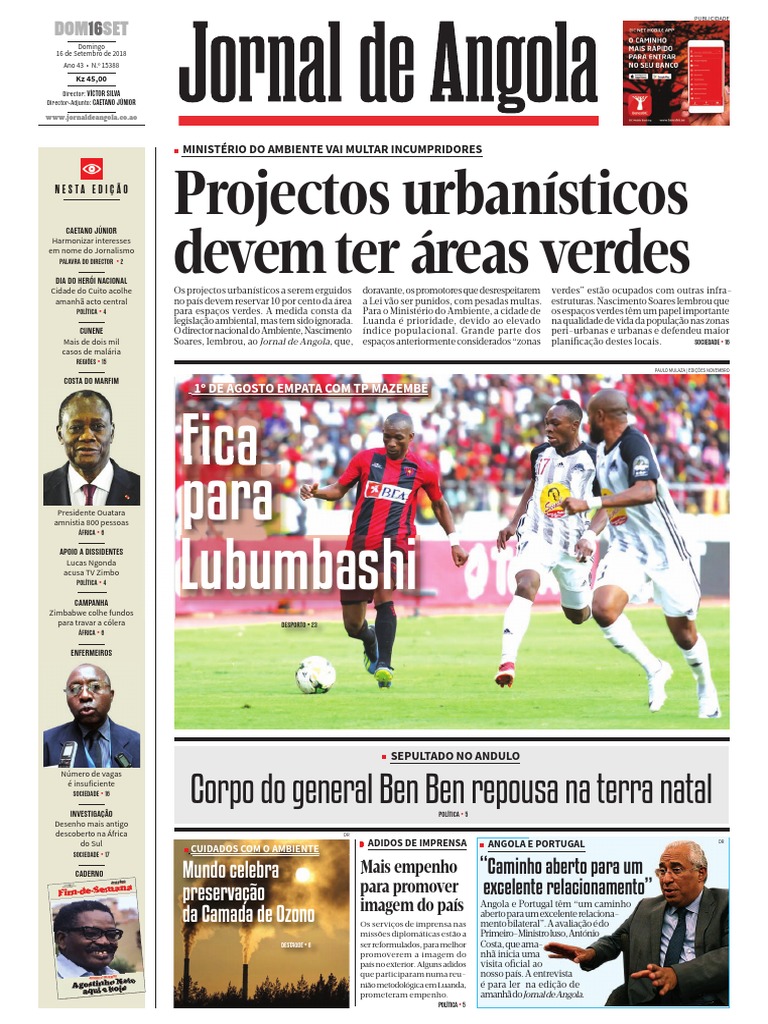 Jornal de Angola - Notícias - Clube Desportivo da Lunda-Sul reforça plantel  com cinco atletas