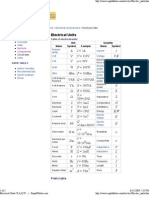 Electrical Units