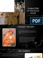 characters in the book holes
