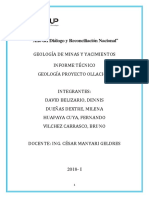 Ollachea Informe Yacimientos