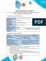 Guía de actividades y Rúbrica de calificación - Fase 2 - Aplicación de un instrumento de investigación.docx