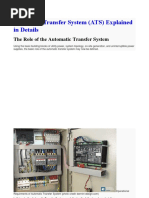 ATS Transition Modes Explained | PDF | Switch | Electric Motor