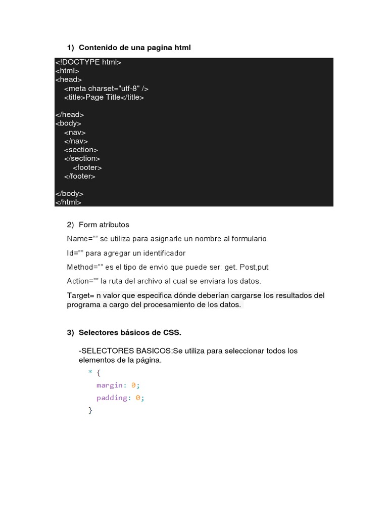 Doctype Html Html Head Meta Charset Utf 8 Title Page Title Title Head Body Nav Nav Section Section Footer Footer Body Html Html Script Java