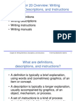 Chapter 20 Overview: Writing Definitions, Descriptions, and Instructions