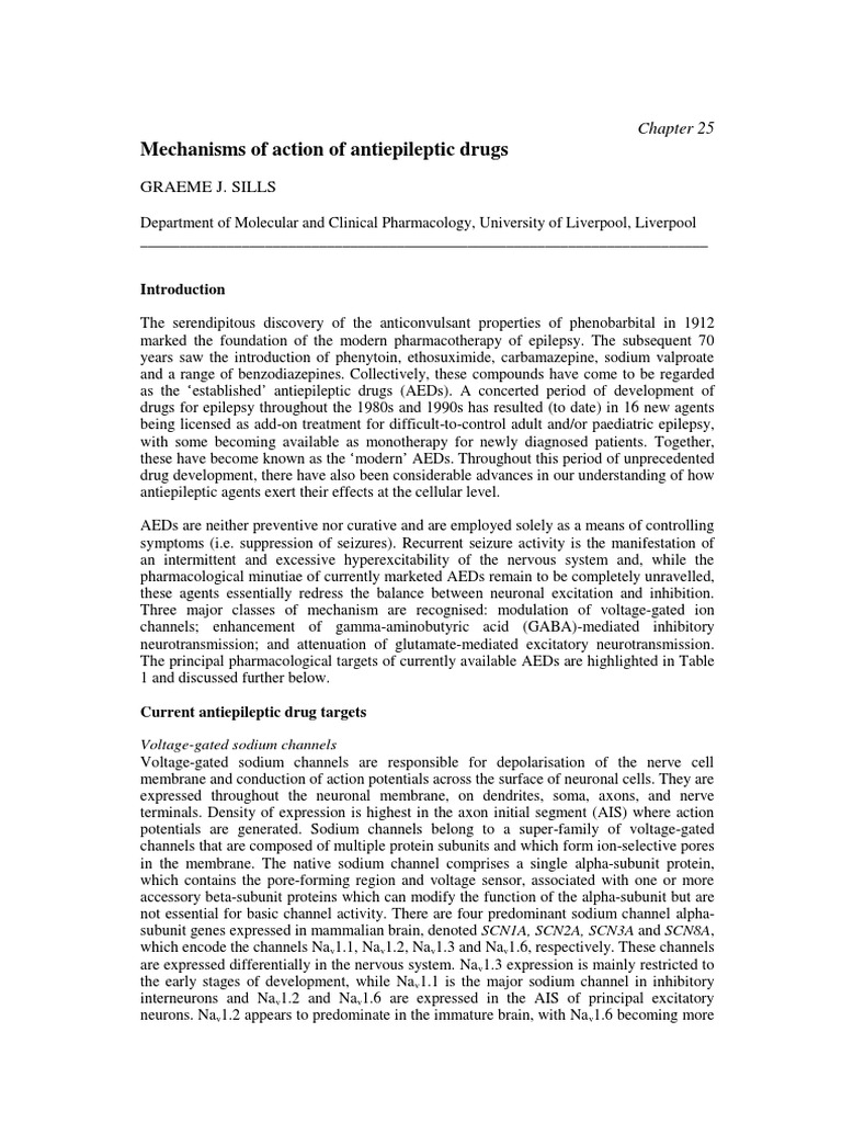 Antiepileptic drugs table picture