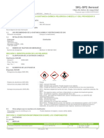 SKL SP2 Aerosol - Safety Data Sheet - Espanol PDF