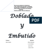 Proceso de Fabricacion (DOBLADO Y EMBUTIDO)