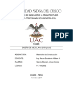 Diseño de Mezclas - Uac