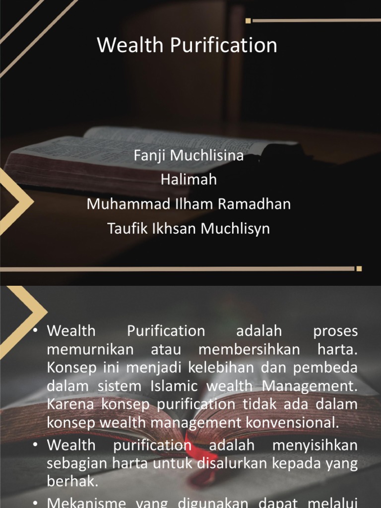 Wealth Purification - Filantropi Islam | PDF