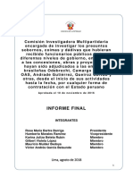 INFORME FINAL COMISIÓN LAVA JATO