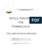 Reflection Paper For Pharmacology