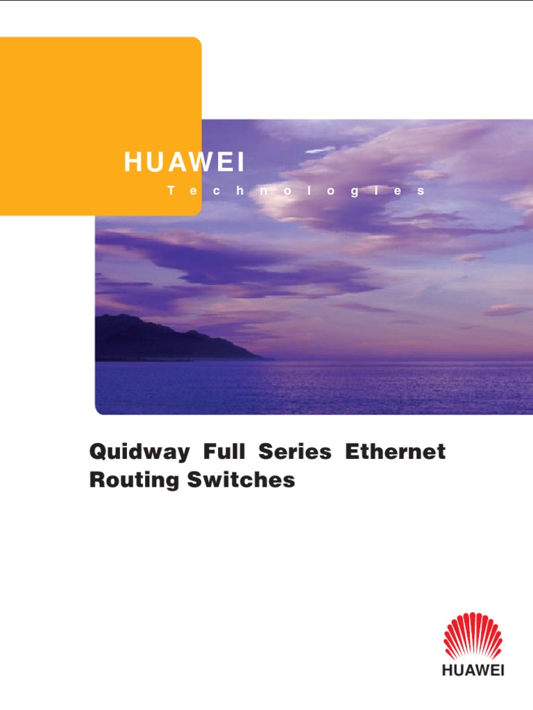 Quidway S2000-EI Ethernet Switch Overview | PDF | Network Switch ...