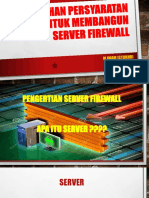 Kebutuhan Persyaratan Alat Untuk Membangun Server Firewall