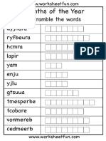 Monthsoftheyearunscramblethewords1 PDF