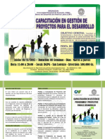 Triptico Capacitacion en Gestion