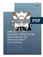 Encuesta instalaciones eléctricas alumnos ingeniería