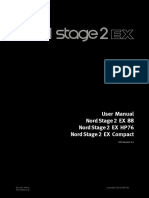 Nord Stage 2 EX English User Manual v2.X Edition B PDF
