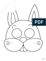Bunny Paper Mask