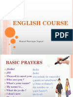 English Course, Diapos 