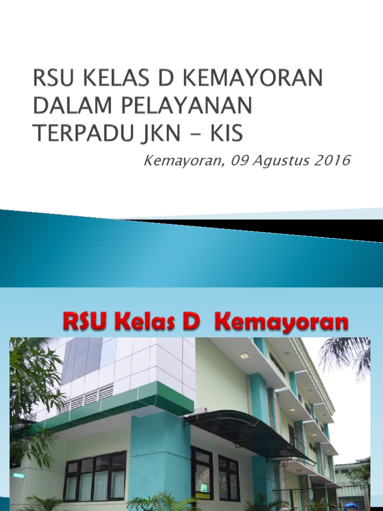 Rsu Kemayoran Sosialisasi Jkn Pptx