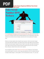 Daftar Serial Number IDM | PDF