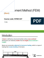 Finite Element Method (FEM) : Course Code: NTME 637