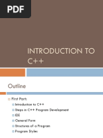 2.introduction To C