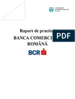 Raport de Practică BANCA COMERCIALĂ ROMÂNĂ