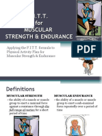 Muscular Strength & Endurance