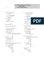 Form 4: Chapter 2 (Quadratic Equations) SPM Practice Fully-Worked Solutions