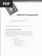 Opinion Paragraph PDF