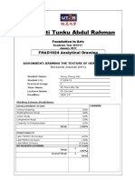Universiti Tunku Abdul Rahman: FHAD1024 Analytical Drawing
