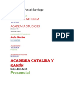 Academias Santiago