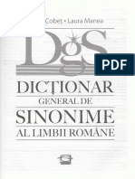 Dictionar General de Sinonime Al Limbii Romane - Doina Cobet