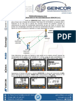Guía rápida trisección Estación Total SOKKIA CX-100