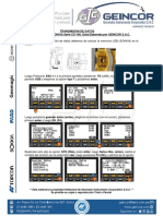 Transmisión de Datos Estación Total SOKKIA Serie CX-100, Guia Elaborada Por GEINCOR S.A.C